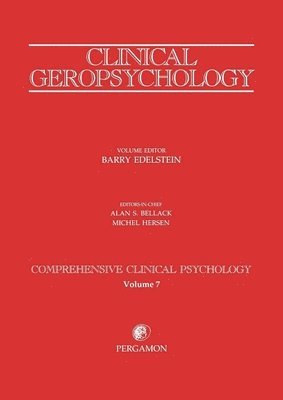 bokomslag Clinical Geropsychology