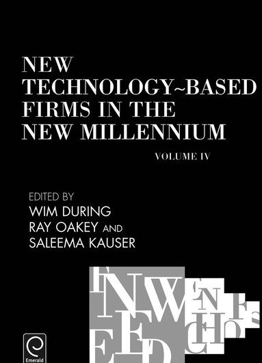 bokomslag New Technology-Based Firms in the New Millennium