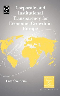 Corporate and Institutional Transparency for Economic Growth in Europe 1