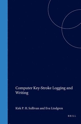 bokomslag Computer Key-Stroke Logging and Writing