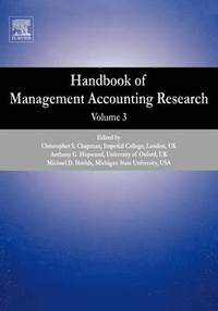 bokomslag Handbook of Management Accounting Research