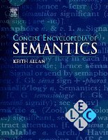 Keith Allan - Concise Encyclopedia of Semantics, Inbunden