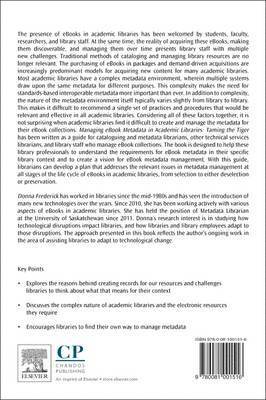 bokomslag Managing eBook Metadata in Academic Libraries