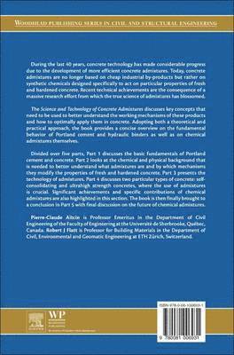 Science and Technology of Concrete Admixtures