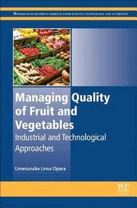 bokomslag Managing Quality of Fruit and Vegetables