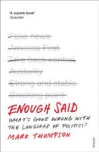 Mark Thompson - Enough Said, Häftad