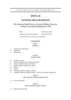 Scotland - National Health Service (General Medical Services Contracts) (Scotland) Regulations 2018, Häftad