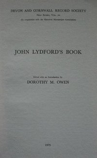 bokomslag John Lydford's Book