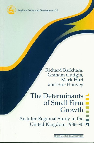 Richard Barkham, Graham Gudgin, Mark Hart, Eric Hanvey - Determinants of Small Firm Growth, Häftad