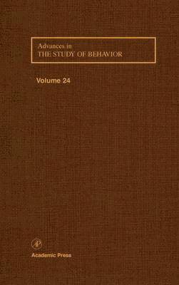 Advances in the Study of Behavior 1