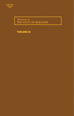 Advances in the Study of Behavior 1