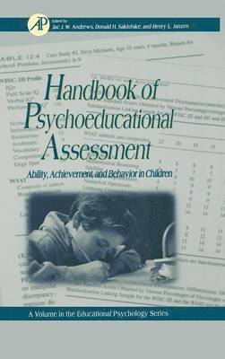 Handbook of Psychoeducational Assessment, Inbunden