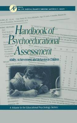 Handbook of Psychoeducational Assessment 1