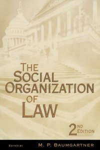 bokomslag The Social Organization of Law