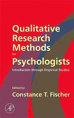 bokomslag Qualitative Research Methods for Psychologists