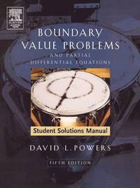 bokomslag Student Solutions Manual to Boundary Value Problems