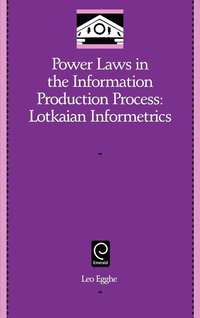 bokomslag Power Laws in the Information Production Process