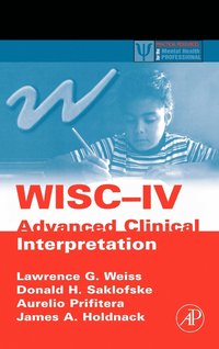 bokomslag WISC-IV Advanced Clinical Interpretation