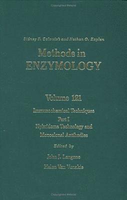 Immunochemical Techniques, Part I: Hybridoma Technology and Monoclonal Antibodies, Inbunden