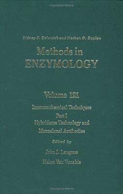 bokomslag Immunochemical Techniques, Part I: Hybridoma Technology and Monoclonal Antibodies