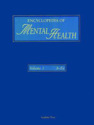 Encyclopedia of Mental Health, Three-Volume Set