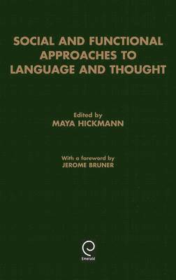 bokomslag Social and Functional Approaches to Language and Thought