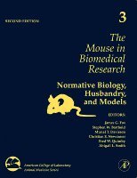 The Mouse in Biomedical Research 1