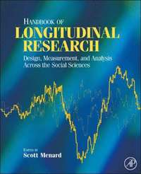 bokomslag Handbook of Longitudinal Research