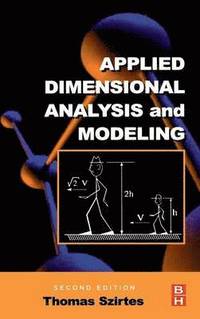 bokomslag Applied Dimensional Analysis and Modeling