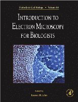 Introduction to Electron Microscopy for Biologists, Inbunden