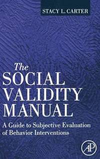 bokomslag The Social Validity Manual