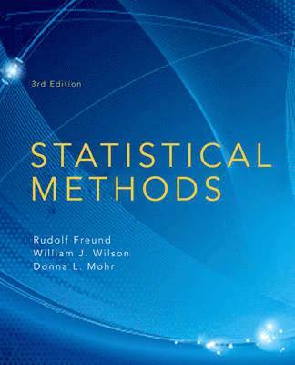 Donna L. Mohr - Statistical Methods, Inbunden