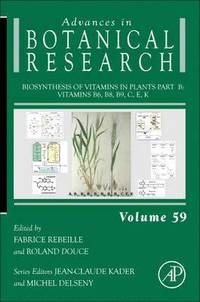 bokomslag Biosynthesis of Vitamins in Plants Part B