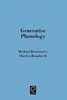 Michael J. Kenstowicz, Charles W. Kisseberth - Generative Phonology, Häftad