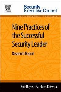 bokomslag Nine Practices of the Successful Security Leader