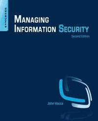 bokomslag Managing Information Security