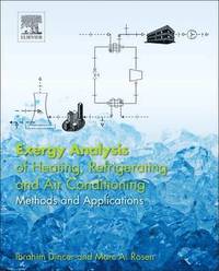 bokomslag Exergy Analysis of Heating, Refrigerating and Air Conditioning