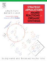 Laszlo Kurti, Barbara Czako, USA) Kurti, Laszlo (University of Texas Southwestern Medical Center, Dallas, TX, USA) Czako, Barbara (, TX - Strategic Applications of Named Reactions in Organic Synthesis, Häftad