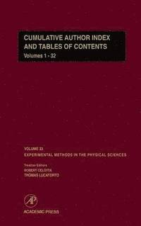 bokomslag Cumulative Author Index and Tables of Contents Volumes1-32