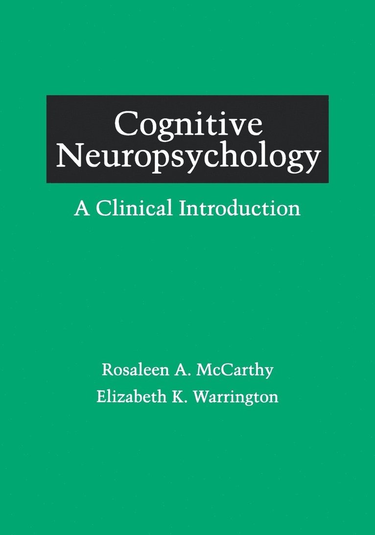 Cognitive Neuropsychology 1