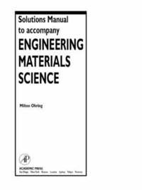 bokomslag Solutions Manual to accompany Engineering Materials Science