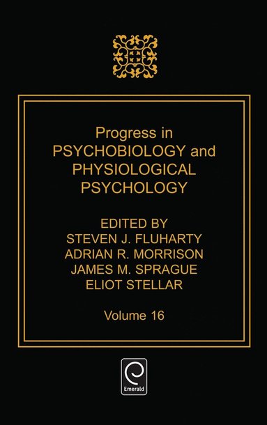 bokomslag Progress in Psychobiology and Physiological Psychology