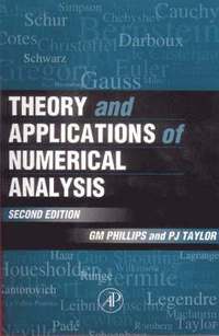 bokomslag Theory and Applications of Numerical Analysis