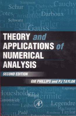 bokomslag Theory and Applications of Numerical Analysis