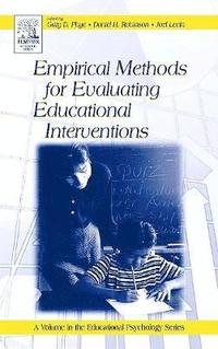 bokomslag Empirical Methods for Evaluating Educational Interventions