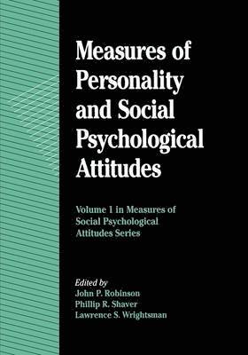 John Paul Robinson - Measures of Personality and Social Psychological Attitudes, Häftad