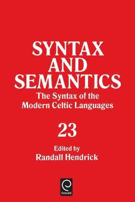 The Syntax of the Modern Celtic Languages 1