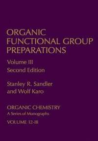 bokomslag Organic Functional Group Preparations