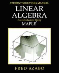 bokomslag Linear Algebra with Maple, Lab Manual