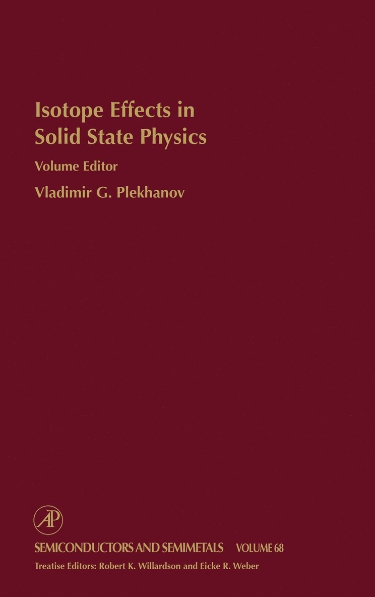 Isotope Effects in Solid State Physics 1